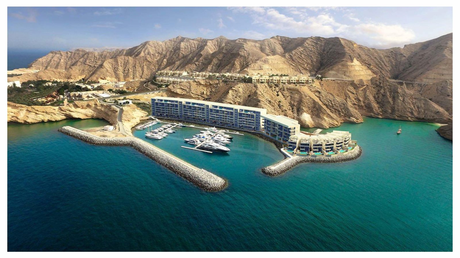 Al Mina — the marina residences at Barr Al Jissah