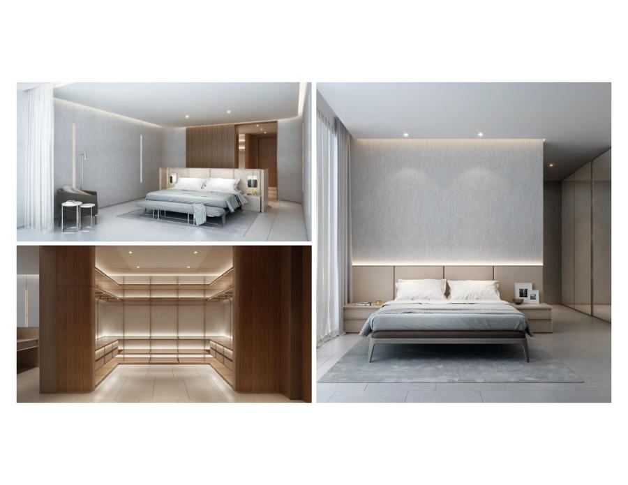 Master bedroom suite