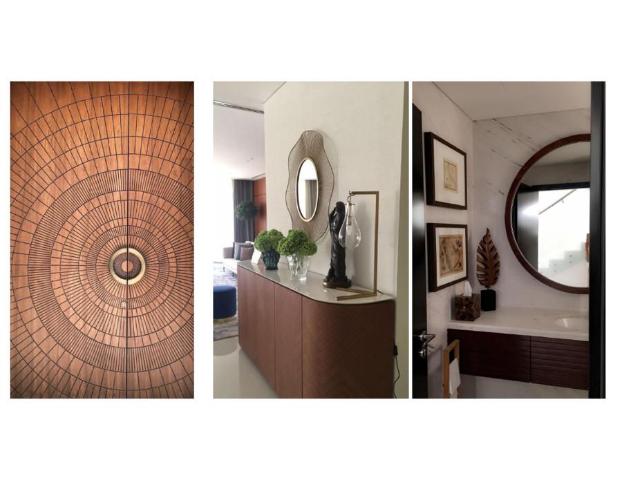 Entrance hall — bespoke door detail