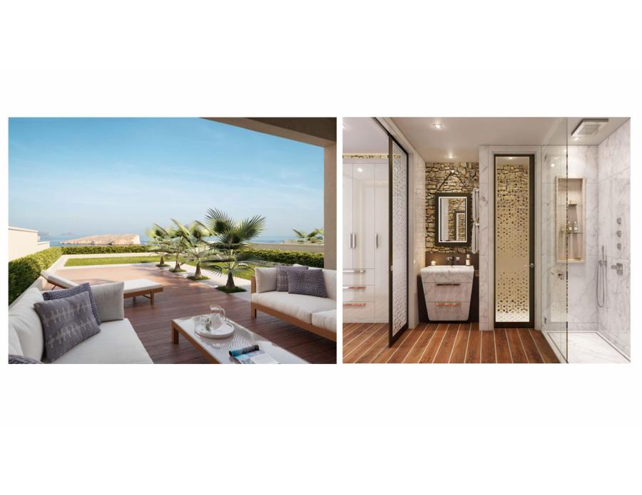 Terrace & outdoor shower