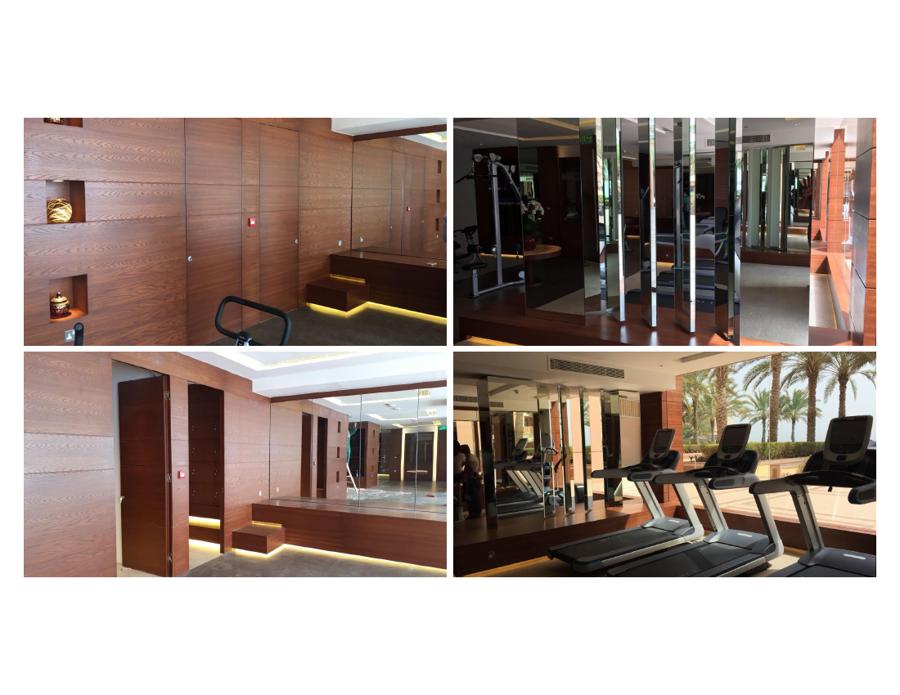 Fitness centre — double-height interior