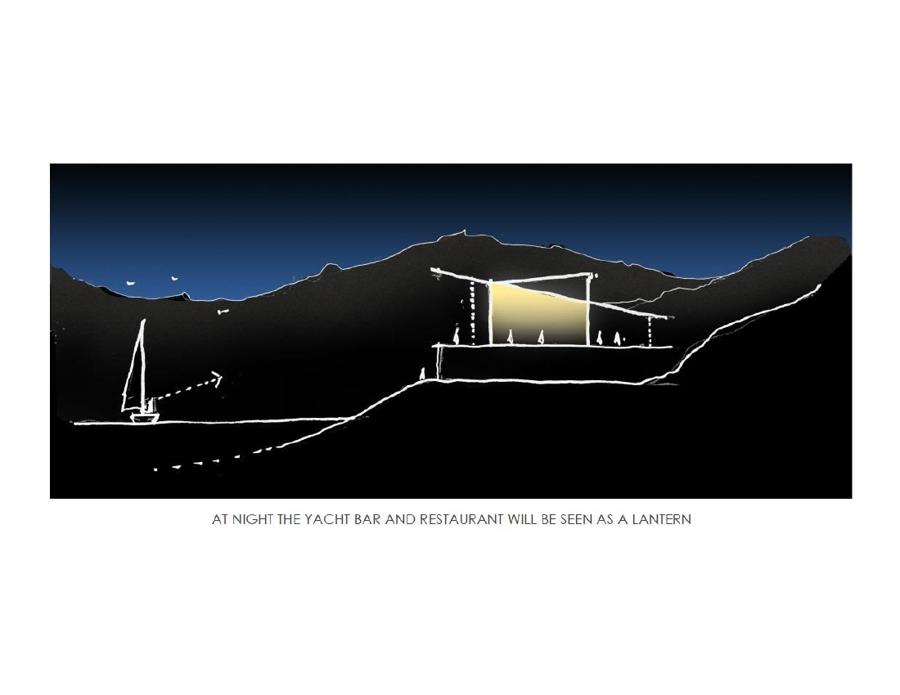 Night concept — the club as lantern