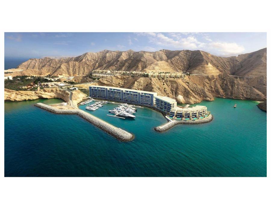 Marina development — aerial overview