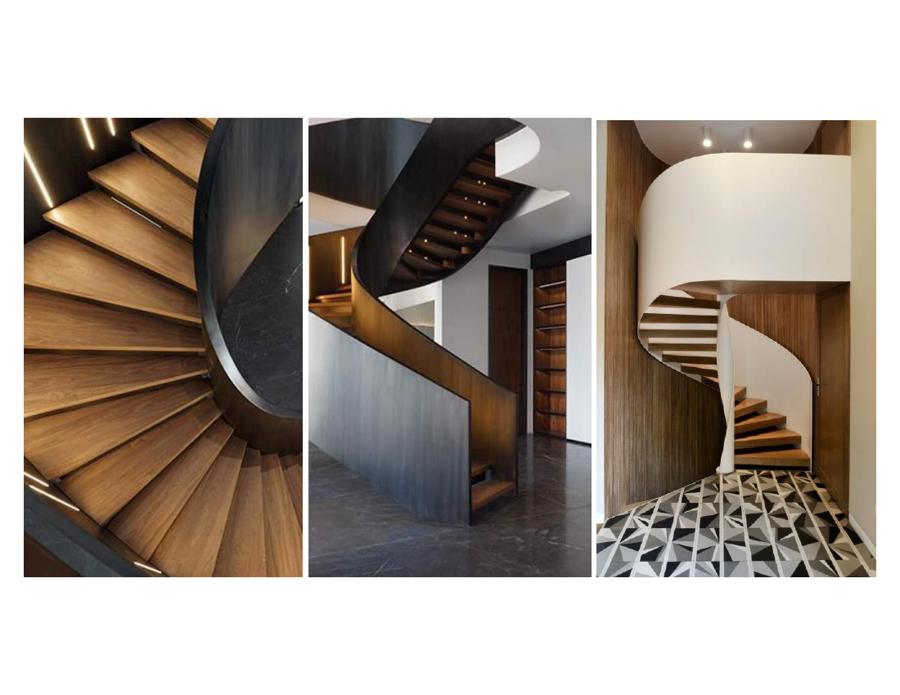 Staircase — timber & stone